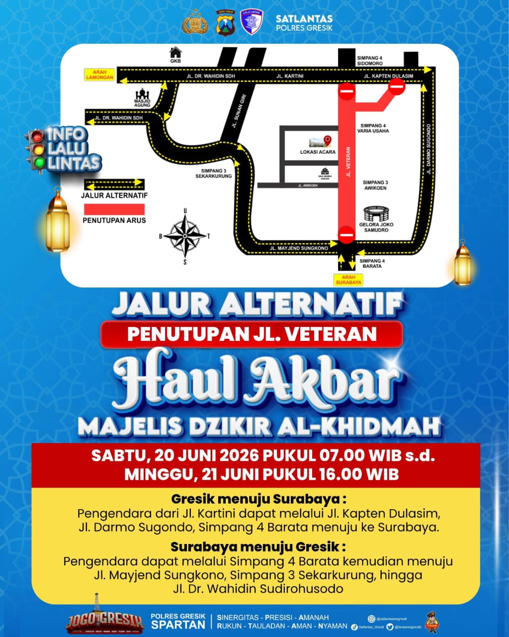 INFO PENGALIHAN ARUS LALU LINTAS