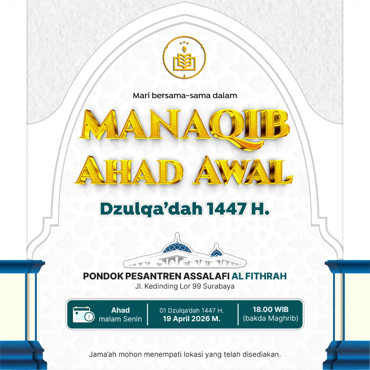 Manaqib Ahad Awal