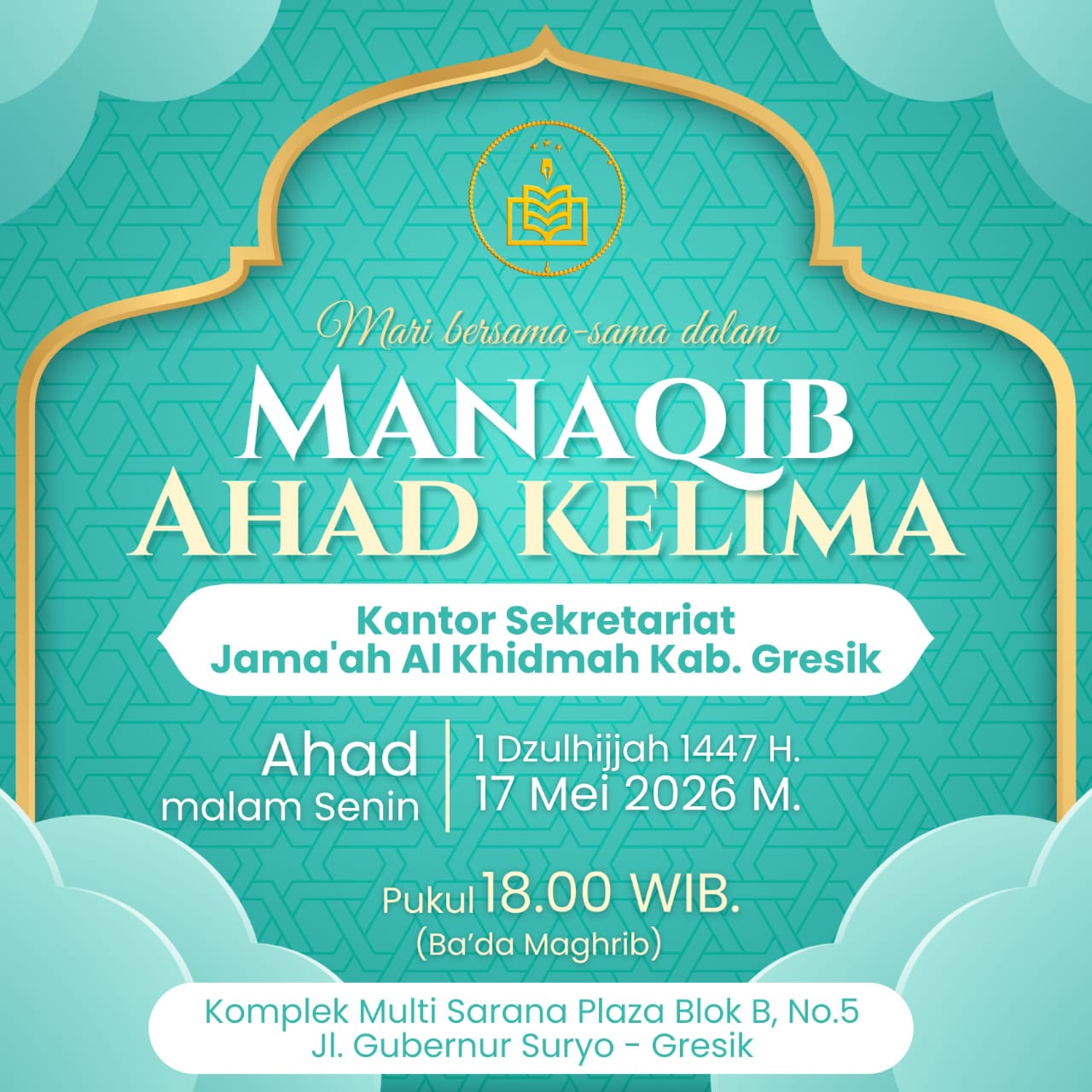 Manaqib Ahad Kelima Sekretariat kab.Gresik
