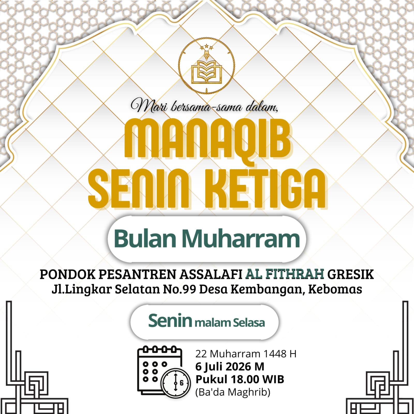 Manaqib Senin Ketiga Bulan Muharram