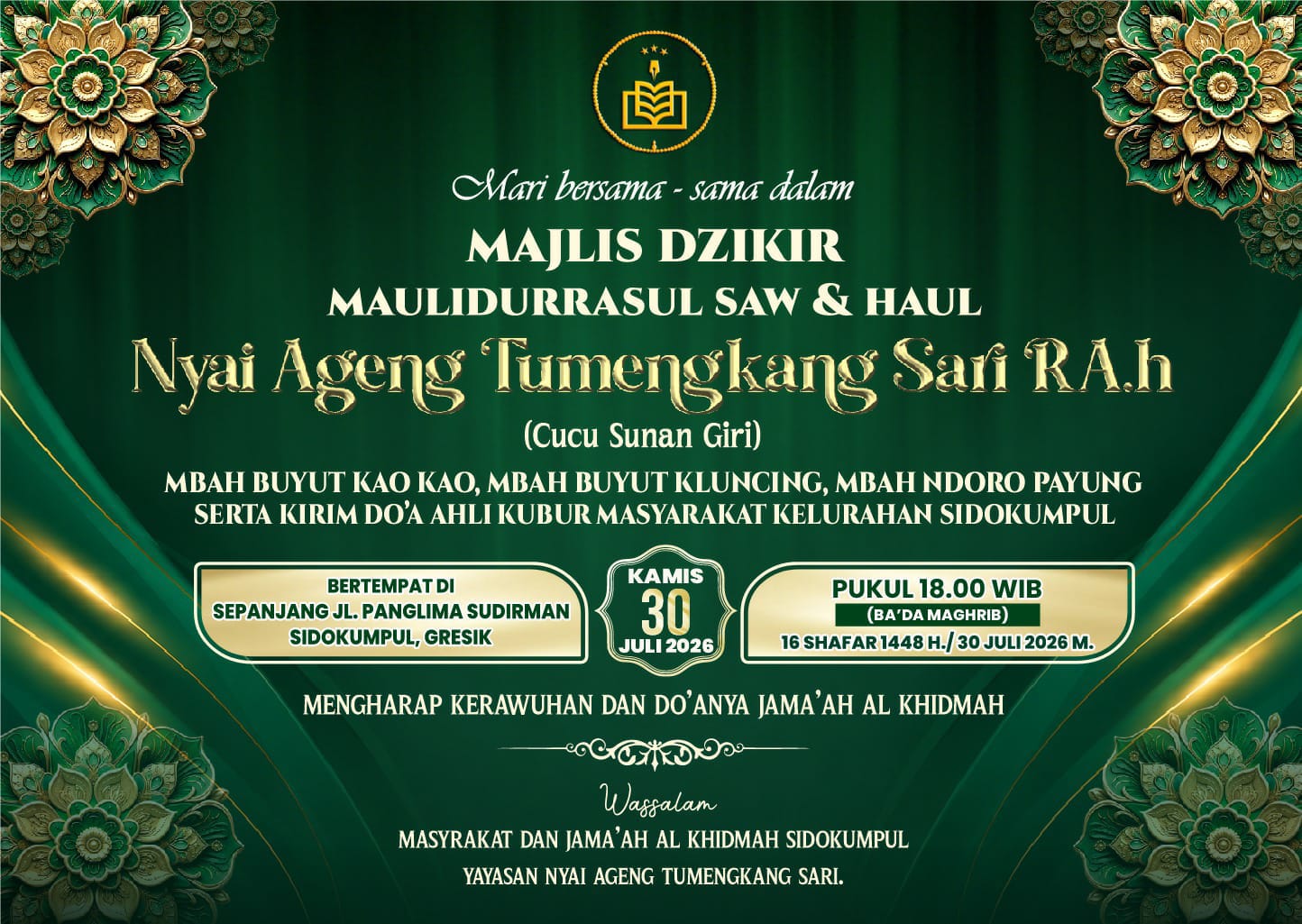 Haul Nyai Ageng Tumengkang Sari R.A
