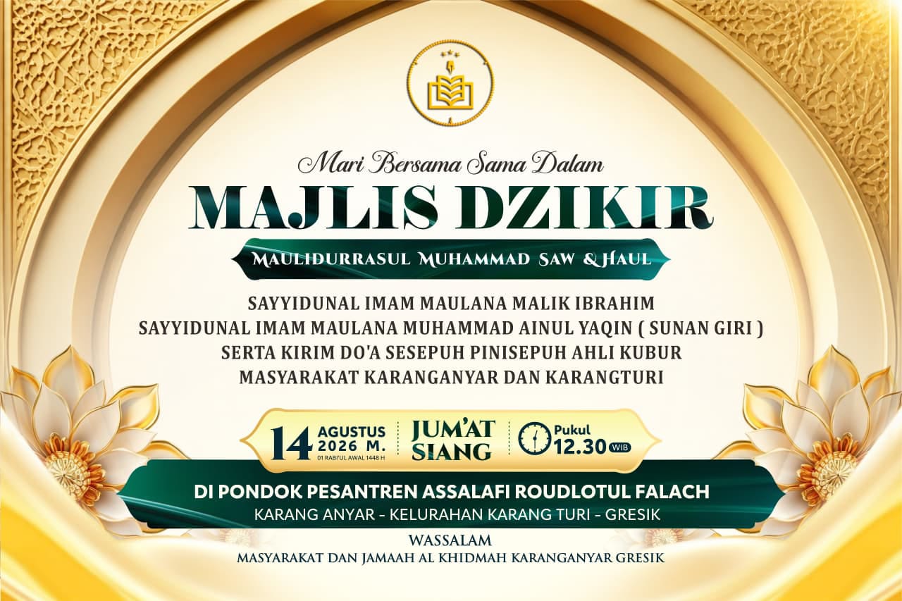 Majlis Dzikir Maulidurrasul Muhammad SAW dan Haul Desa KarangAnyar Kelurahan Karangturi