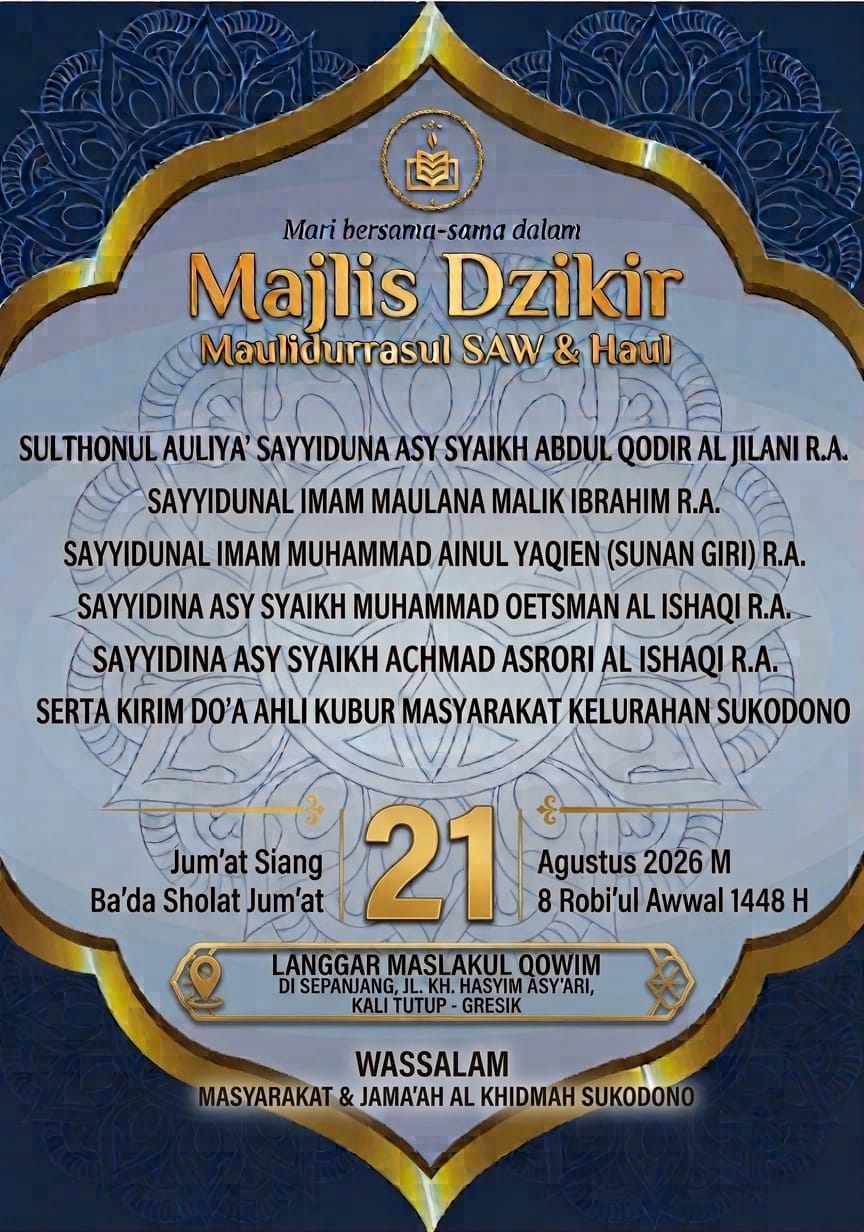 Haul & Kirim Do'a Masyarakat Kelurahan Sukodono