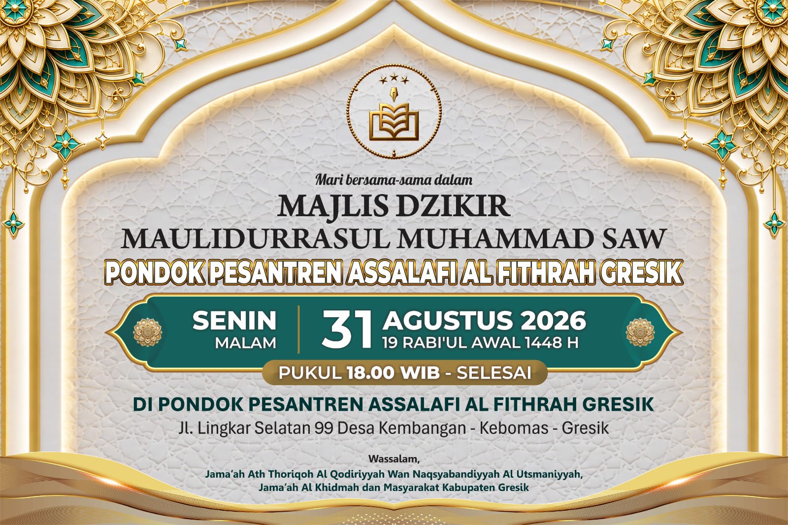 Maulidurrasul Pondok Pesantren Assalafi Alfitrah Gresik