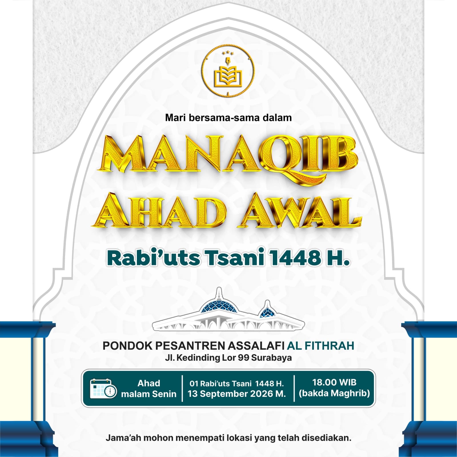 Manaqib Ahad Awal Bulan Rabi'uts Tsani