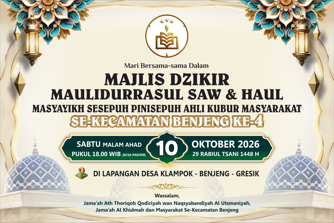 Haul Sesepun Pinisepuh Masyarakat Se Kecamatan Benjeng Ke-4